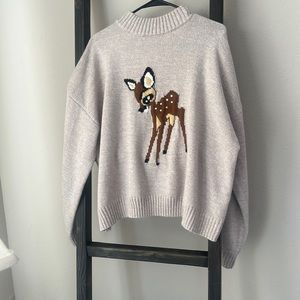 Disney knit Bambi sweater, rare